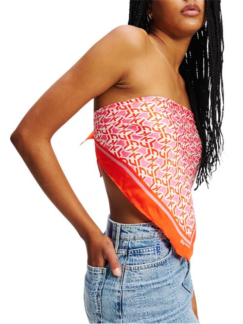 Foulard arancione in poliestere Karl Lagerfeld jeans | A2W3307810X